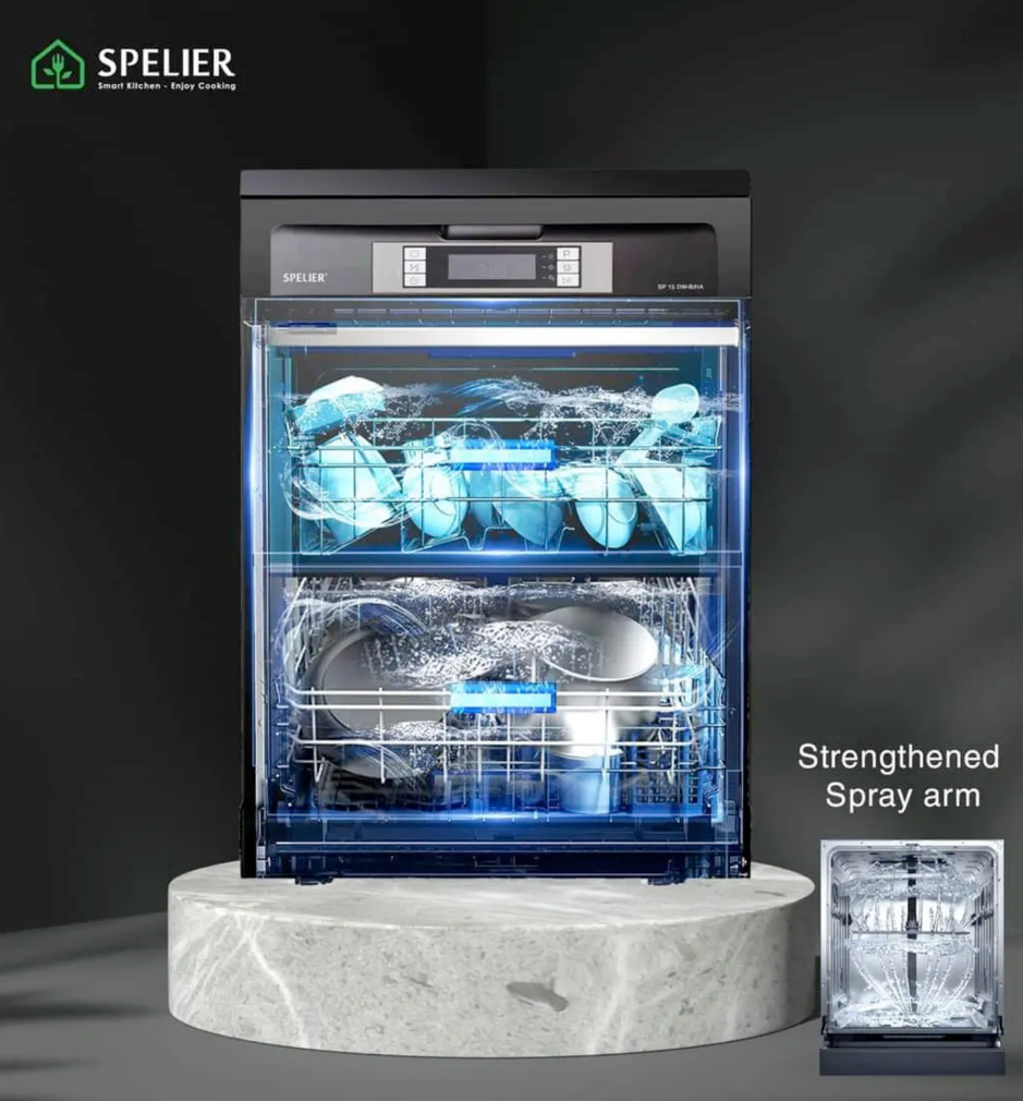 Máy Rửa Bát SPELIER SP 15 DW-B/HA