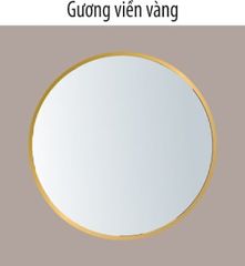 Gương Vincy Viền Vàng VC-K22