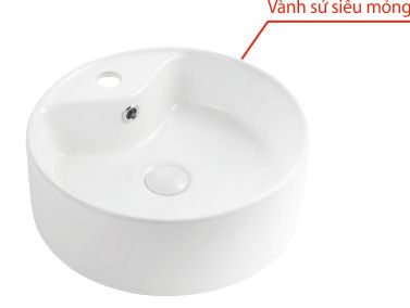 Bồn Lavabo Vincy Sứ Cao Cấp LB-51