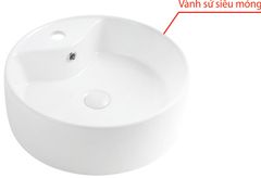 Bồn Lavabo Vincy Sứ Cao Cấp LB-52
