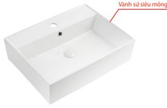 Bồn Lavabo Vincy Sứ Cao Cấp LB-54
