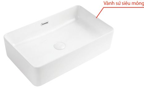 Bồn Lavabo Vincy Sứ Cao Cấp LB-60