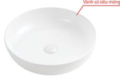 Bồn Lavabo Vincy Sứ Cao Cấp LB-62