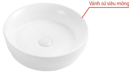 Bồn Lavabo Vincy Sứ Cao Cấp LB-63