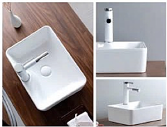Bồn Lavabo Vincy Sứ Cao Cấp LD-04