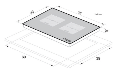 Bếp Từ SPELIER Đôi SPM T89G