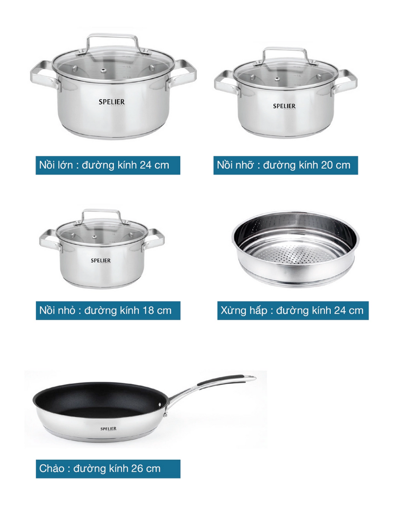 Bộ Nồi Sirius SPELIER
