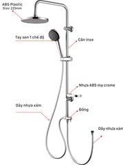 Bộ Cần Sen Tắm SC-02