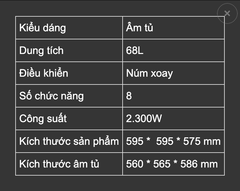 Lò Nướng Bếp Việt - Dann DO-KT68B