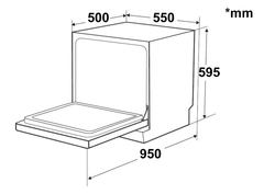 Máy Rửa Bát Bếp Việt - Dann SDS66PRO08B