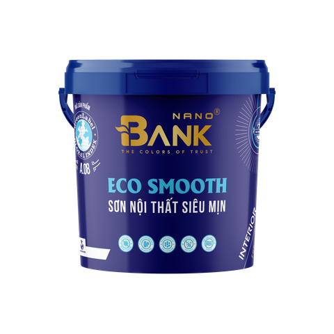 Sơn BANKNANO nội thất siêu mịn- A08