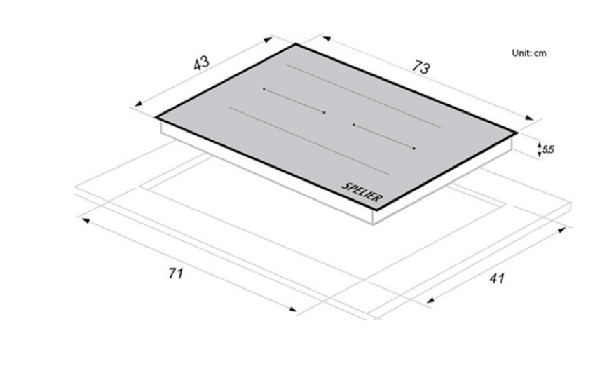 Bếp Từ SPELIER Đôi SPE-IC 1188