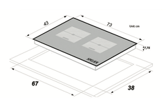 Bếp Từ SPELIER Đôi SPE-IC 1188EG