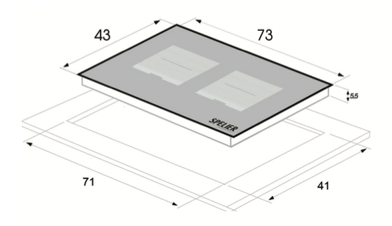 Bếp Từ SPELIER Đôi SPE-IC 1189