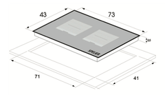 Bếp Từ SPELIER Đôi SPE-IC 1189