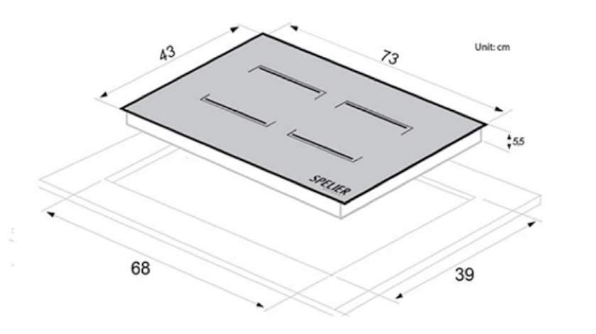 Bếp Từ SPELIER Đôi SPE-IC 928 Plus