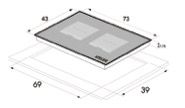 Bếp Từ SPELIER Đôi SPE-IC 1089B