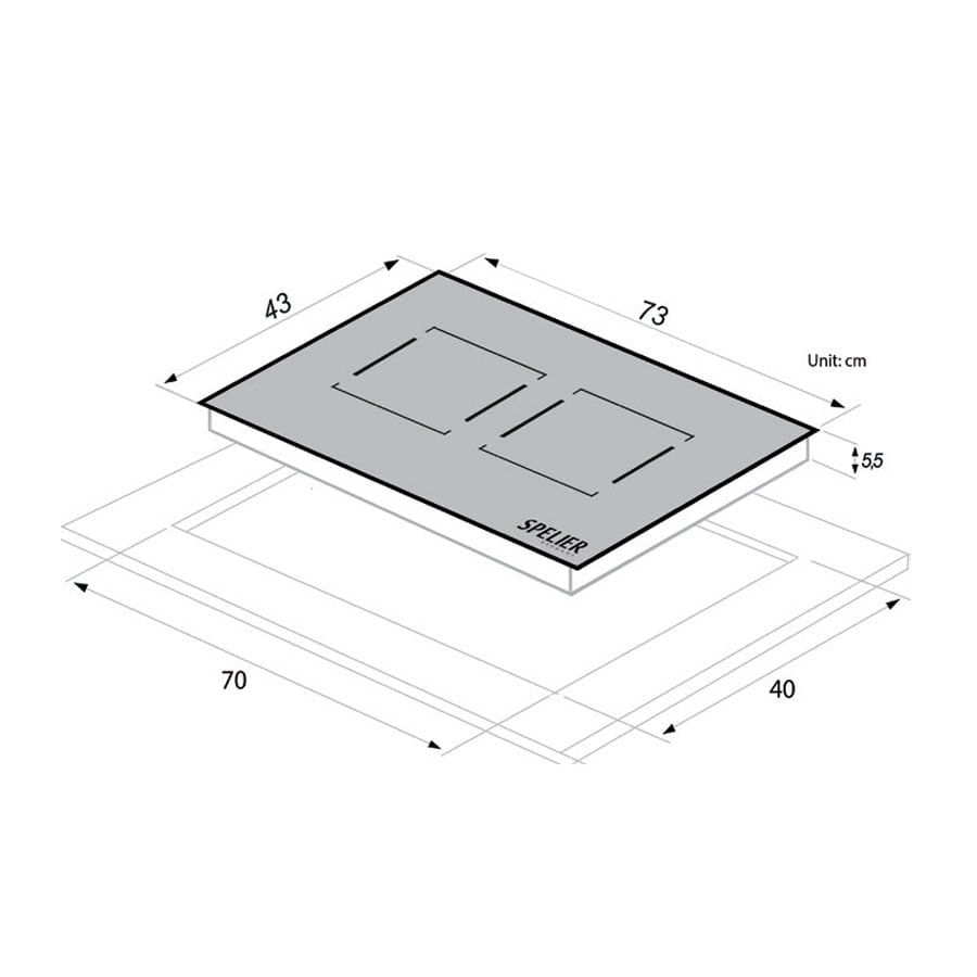 Bếp Từ SPELIER Đôi SPM–528I PLUS