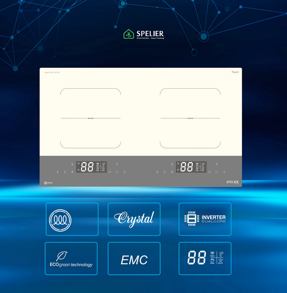 Bếp Từ SPELIER Đôi SPM–T100WS