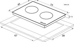 Bếp Từ SPELIER Đôi - SPM T05 Pro