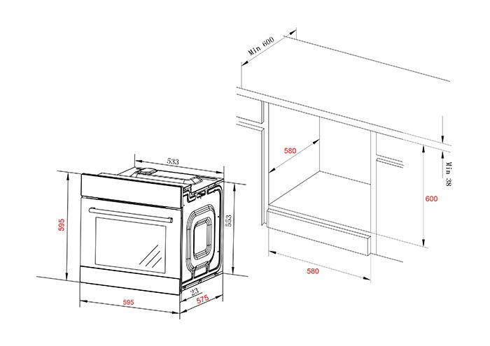 Lò Nướng SPELIER  Âm Tủ  SPB 73 EU