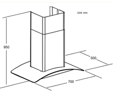 Máy Hút Mùi SPELIER - SP 654GB