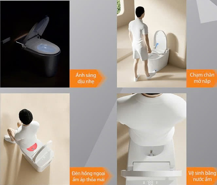 Bồn Cầu Vincy Thông Minh (Smart Toilet) - V5
