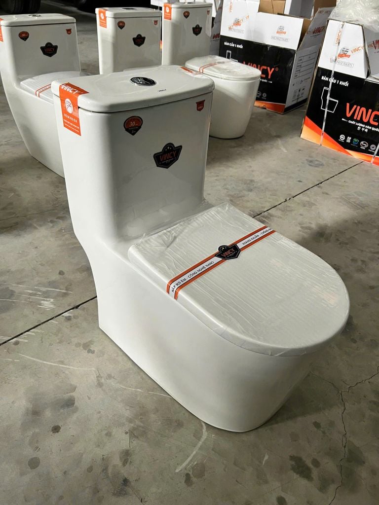 Bồn Cầu Vincy Liền Khối Cao Cấp - V993