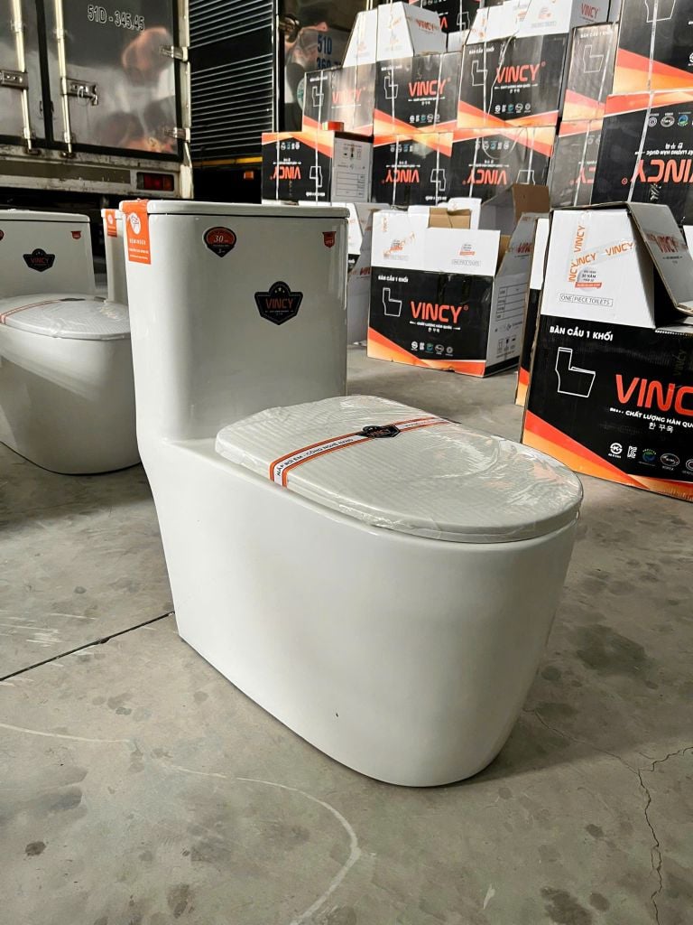 Bồn Cầu Vincy Liền Khối Cao Cấp - V997