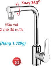 Vòi Rửa Chén Vincy Nóng Lạnh VC-3415