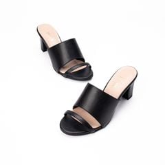 Dép cao gót đế vuông 7cm Kosu K-25317