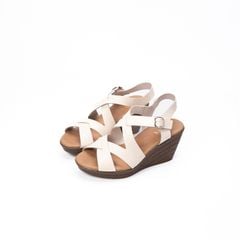 Sandal đế xuồng quai chéo 8cm Kosu K-25M18