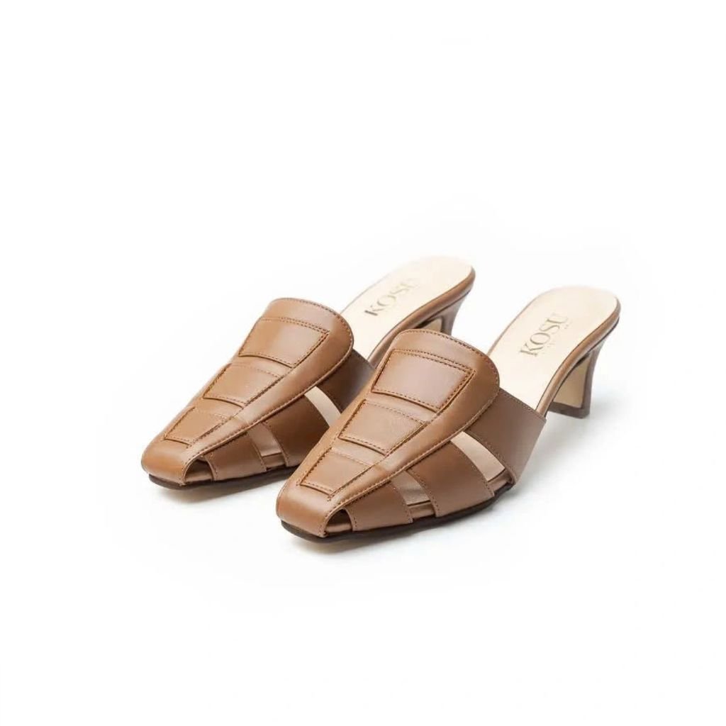 Dép cao gót 5cm Loafer Kosu 23010
