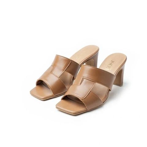 Dép cao gót 7cm Woven Kosu KS-23011