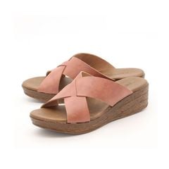 Dép nữ quai chéo 5cm Milky K-22351