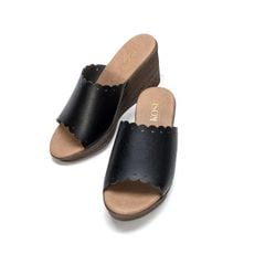 Dép đế xuồng viền hoa 8cm Kosu K-25M19