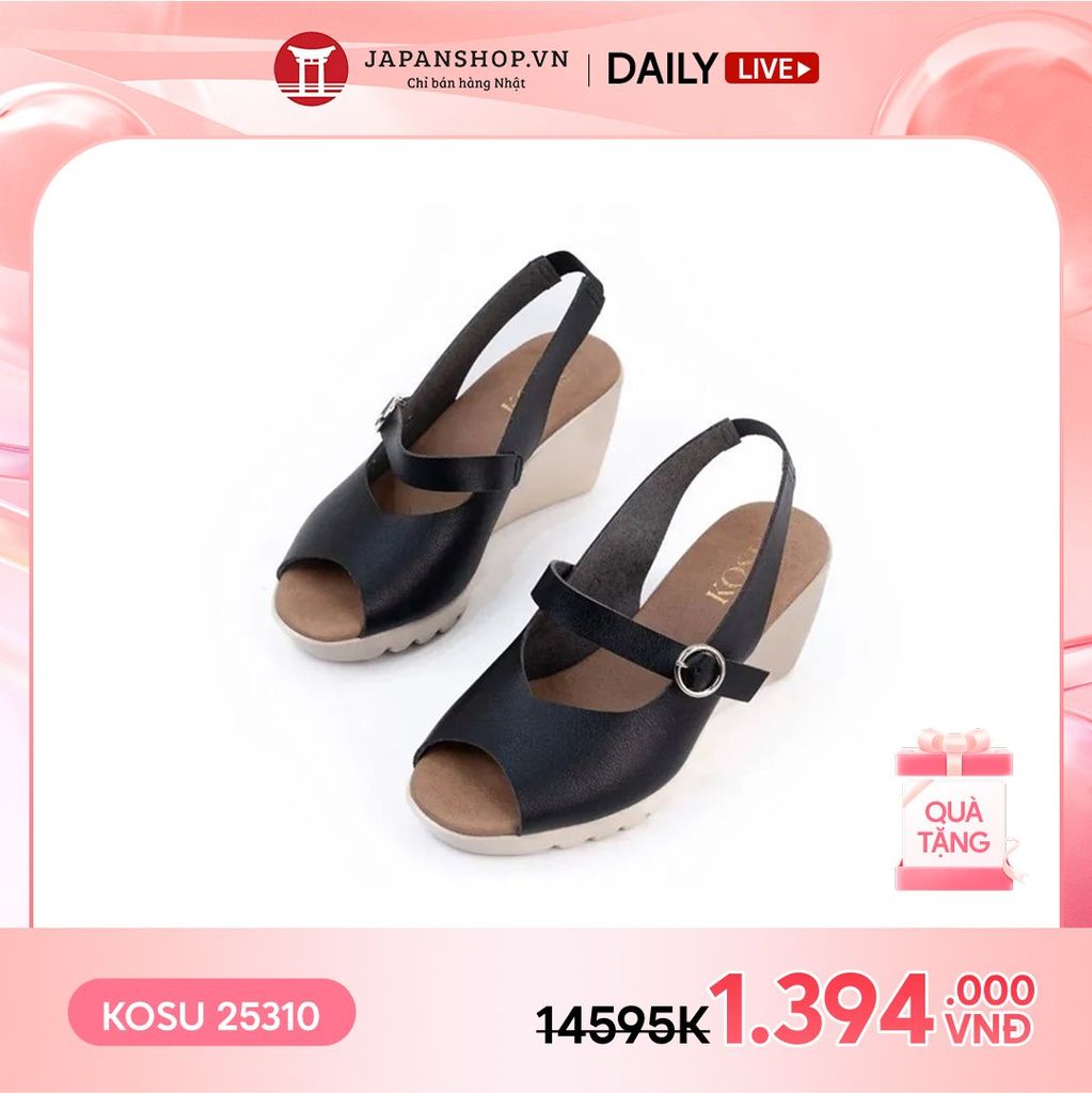 Sandal đế xuồng Haru 7,5cm Kosu K-25310