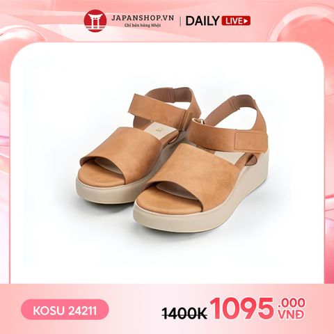 Sandal đế xuồng 5,5cm Cushii Kosu K-24211