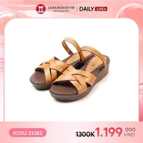 Sandal đế xuồng 2 Way 5cm Kosu KS-23382