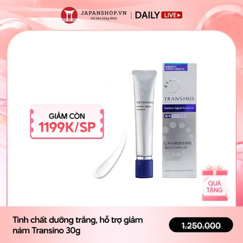 Tinh chất dưỡng trắng, hỗ trợ giảm nám Transino 30g