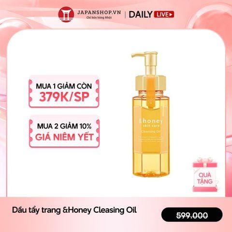 Dầu tẩy trang &Honey Cleasing Oil