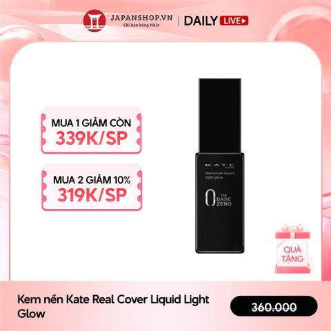 Kem nền Kate Real Cover Liquid Light Glow