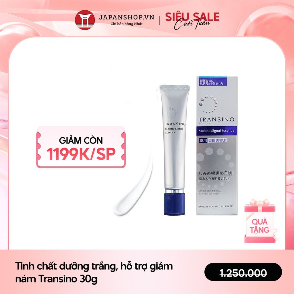 Tinh chất dưỡng trắng, hỗ trợ giảm nám Transino 30g