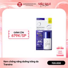 Kem chống nắng dưỡng trắng da Transino