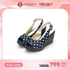 Sandal đế xuồng 8cm Slingback Kosu 24980