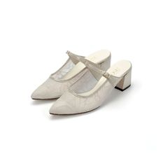 Giày cao gót phối ren 5,5cm Kosu K-24461