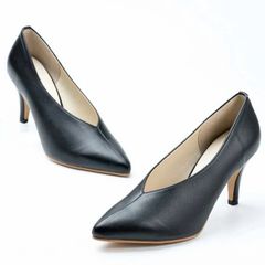Giày da mũi nhọn 7cm Scarpin Kosu 2018