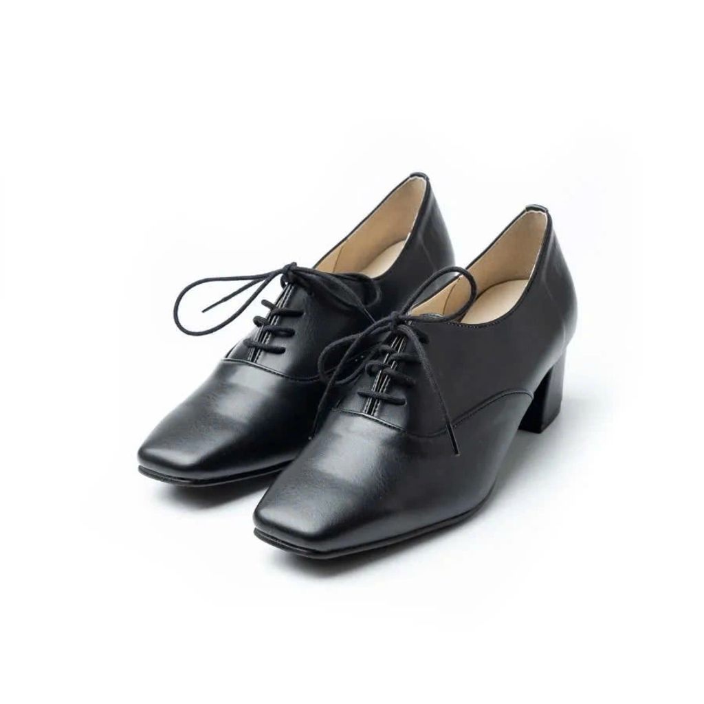 Giày da mũi vuông 5cm Oxford Kosu KS-23041