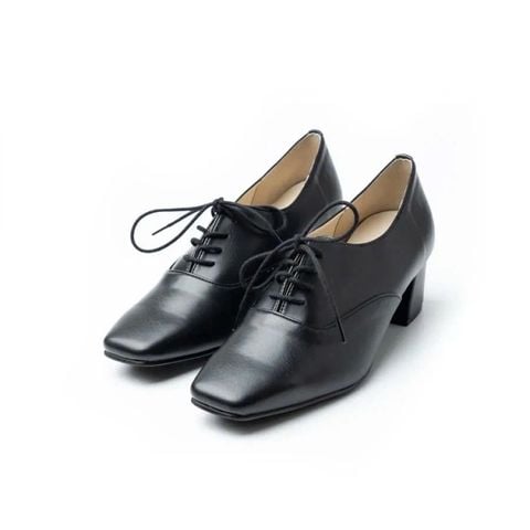 Giày da mũi vuông 5cm Oxford Kosu KS-23041