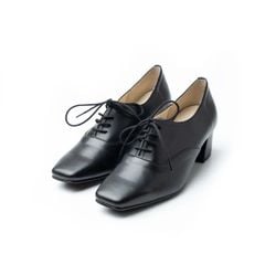 Giày da mũi vuông 5cm Oxford Kosu KS-23041